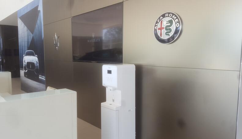 瑪莎拉蒂銷售展廳商用直飲機(jī)使用案例 瑪莎拉蒂銷售展廳商用直飲機(jī)使用案例